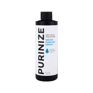 PURINIZE® WATER PURIFIER DROPS 8 OZ. - CASE (12 BOTTLES) - WHOLESALE