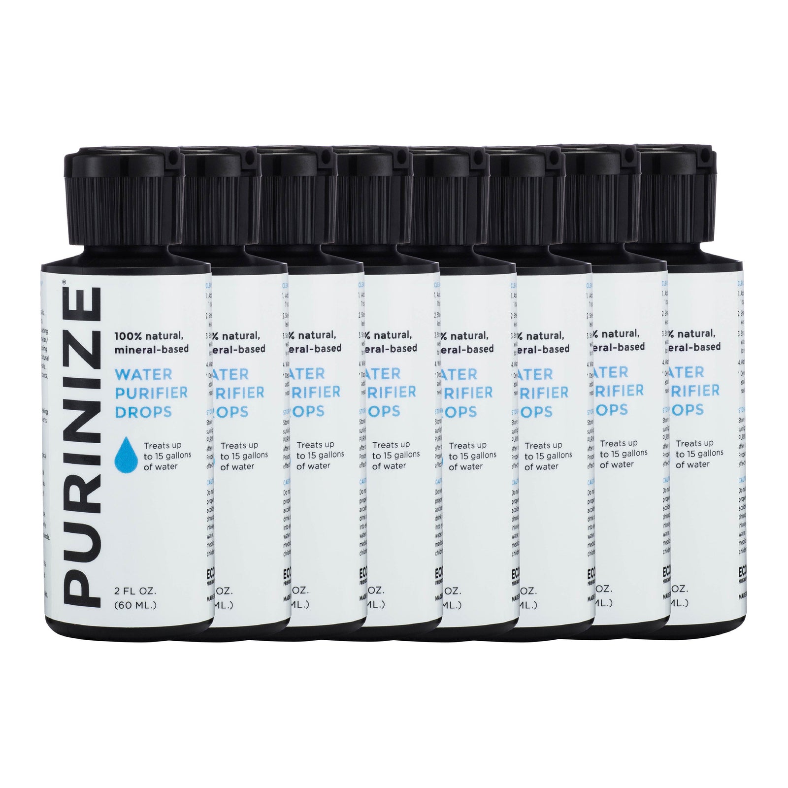 PURINIZE® WATER PURIFIER DROPS 2 OZ. 8-PACK (20% OFF)