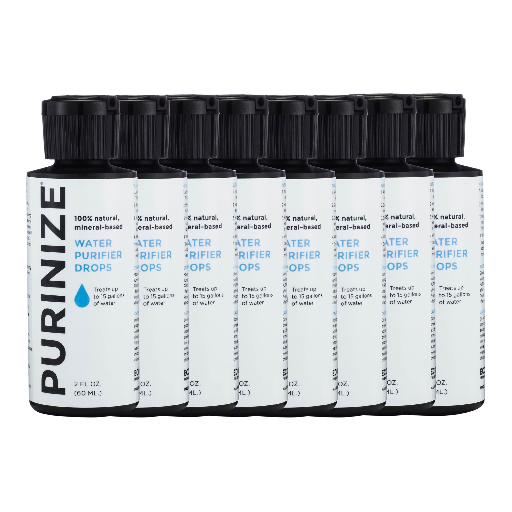 PURINIZE® WATER PURIFIER DROPS 2 OZ. 8-PACK (20% OFF)