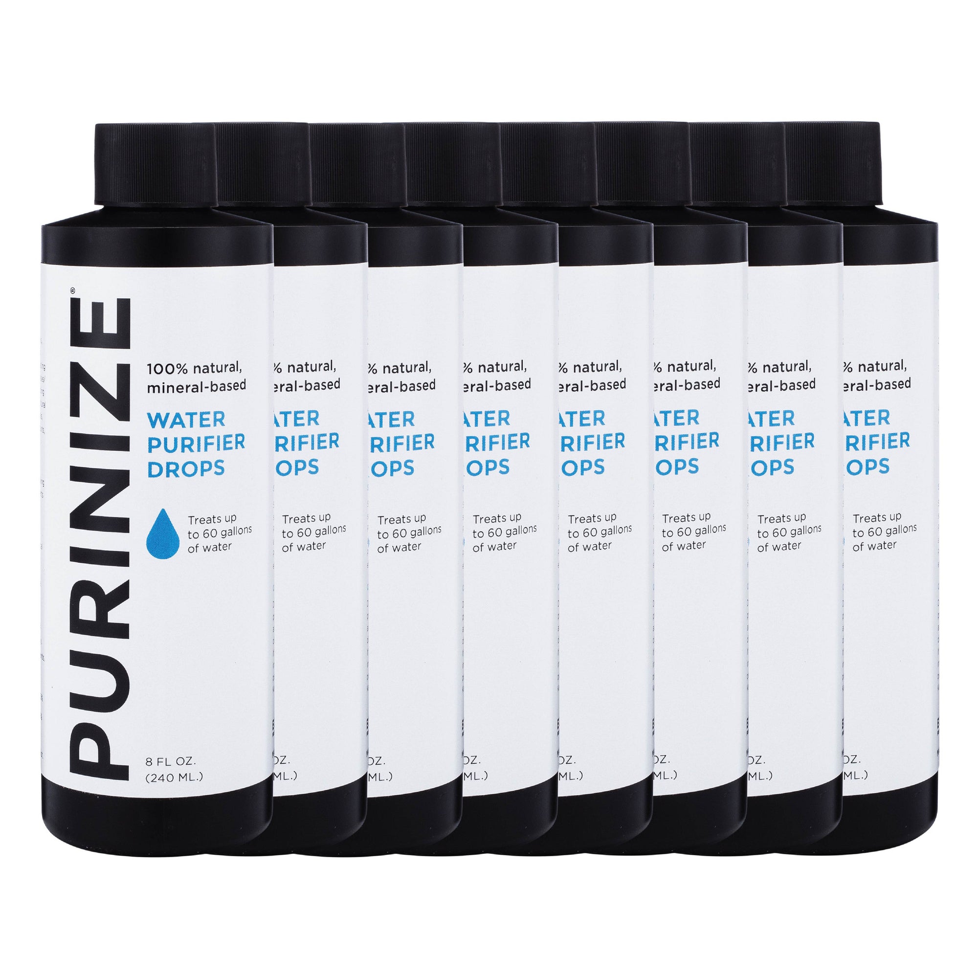 PURINIZE® WATER PURIFIER DROPS 8 OZ. 8-PACK (20% OFF)